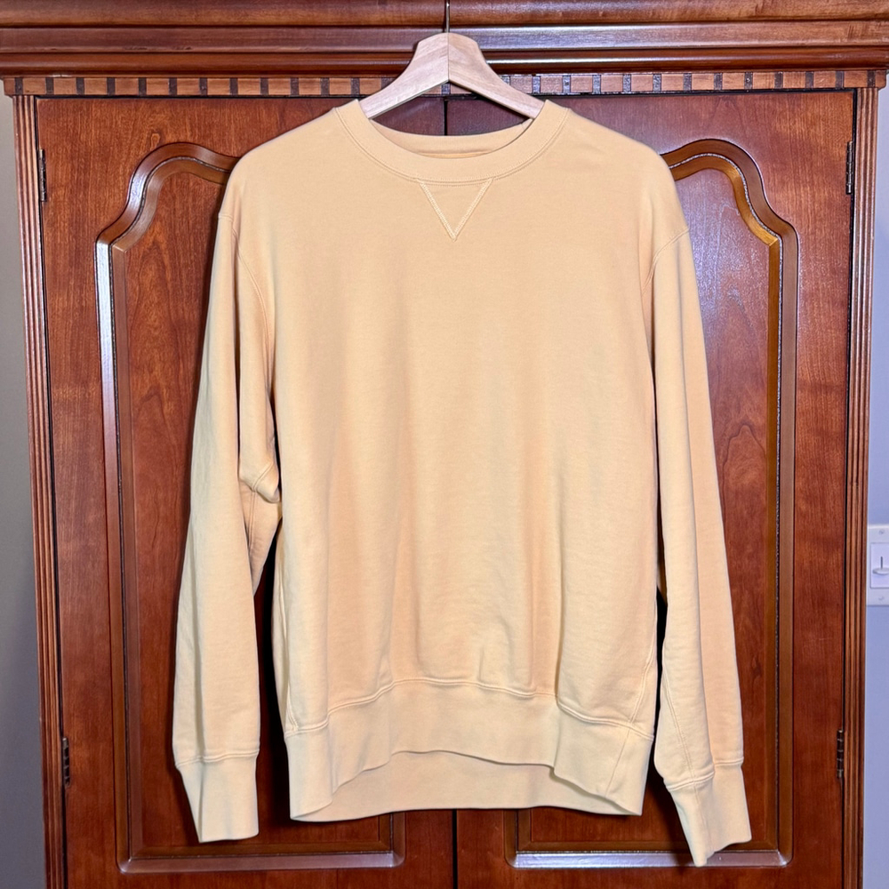 Men's UNIQLO Beige Crewneck Sweatshirt M